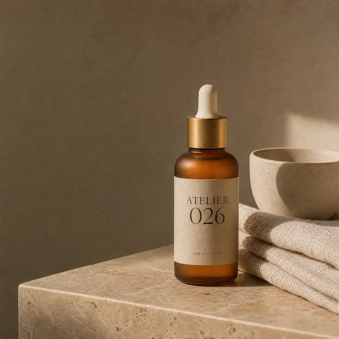 ATELIER 026 lifestyle still on travertine